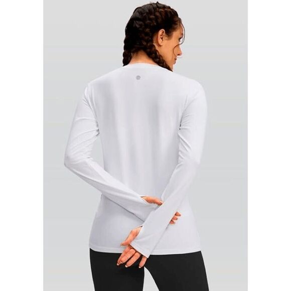 NWT Size Med Spyder Women's Thermal Fleece Tops Long Sleeve Workout Shirt - Picture 2 of 3